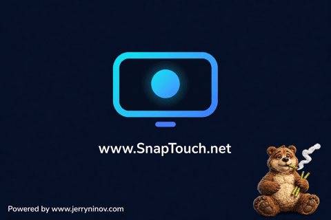 Real SnapTouch screen interface